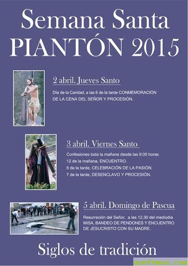 Semana Santa en Piantón 2015 Piantón